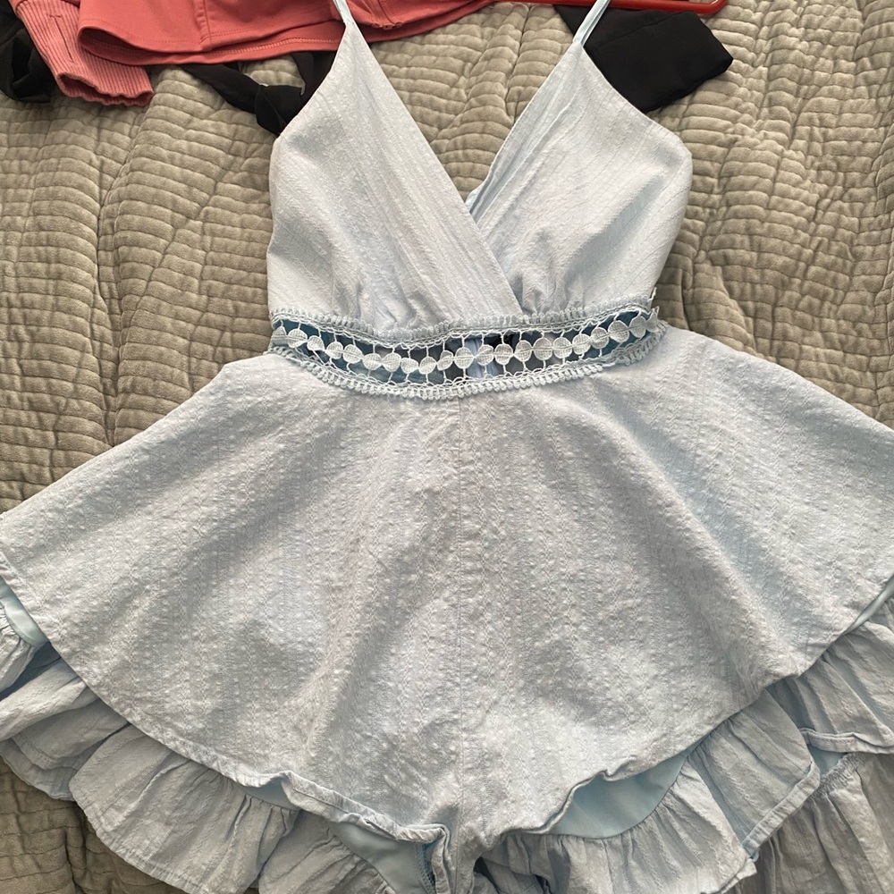 Light blue romper